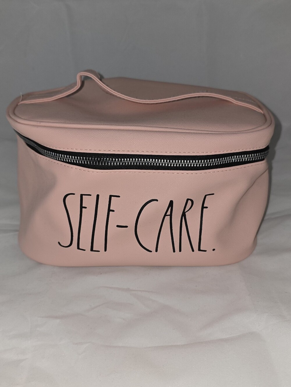 Rae Dunn Self-Care Pink Travel Cosmetic Bag